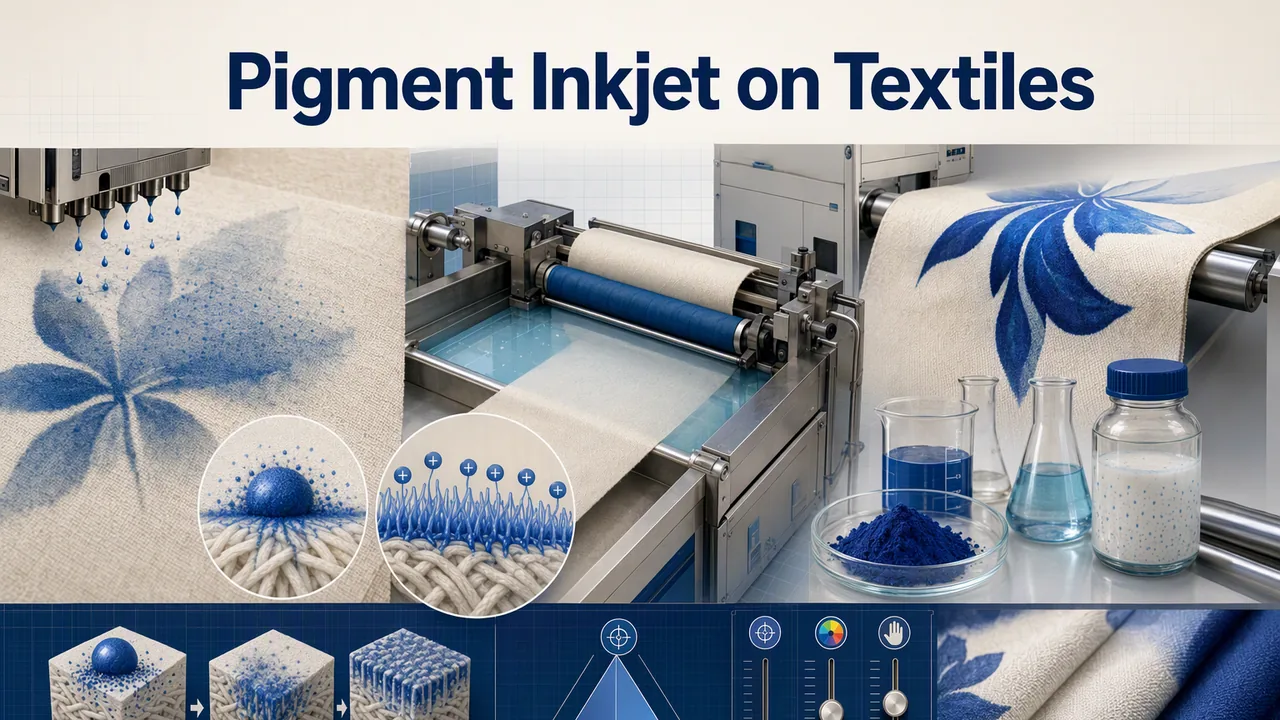 Pigment Inkjet on Textiles: How Cationic Fixation Works