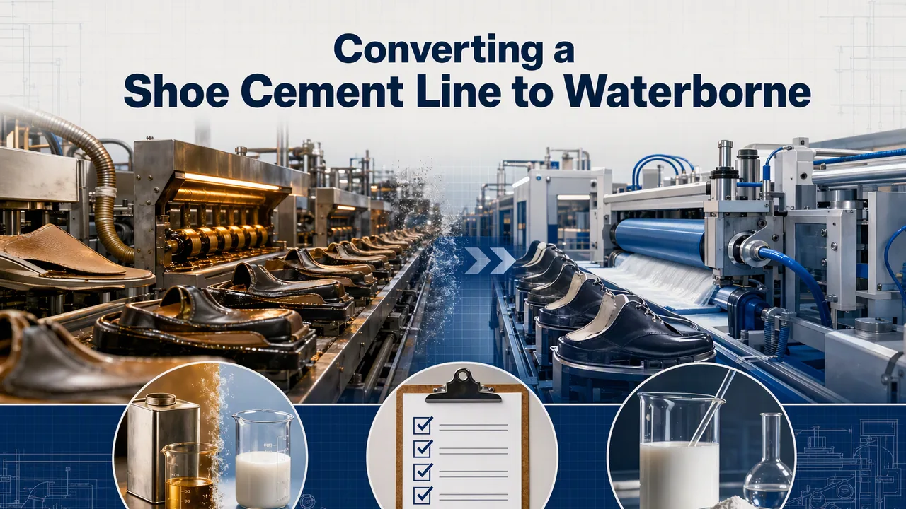 Converting a Shoe Cement Line to Waterborne: A Checklist